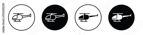Helicopter vectors icons graphics pack