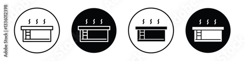 Hot tub vectors icons graphics pack