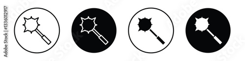 Mace vectors icons graphics pack
