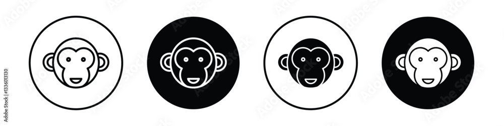 Monkey vectors icons graphics pack Monkey vectors icons graphics pack