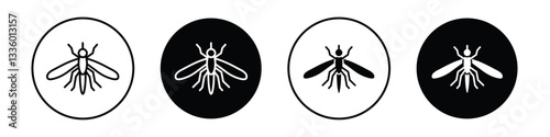 Mosquito vectors icons graphics pack