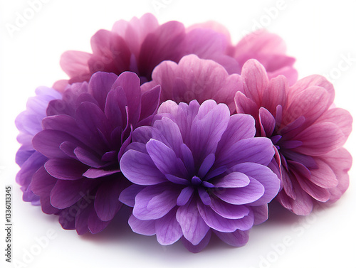 a knautia isolated on a white background, a high-resolution photograph, photo