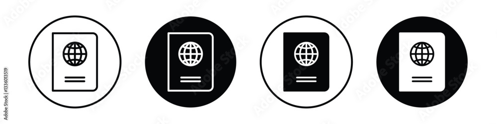 Passport vectors icons graphics pack Passport vectors icons graphics pack
