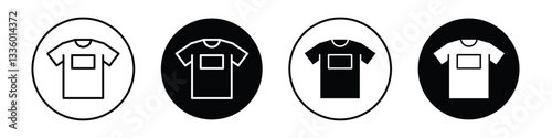 Shirt vectors icons graphics pack