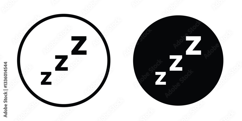 Snooze vectors icons graphics pack Snooze vectors icons graphics pack