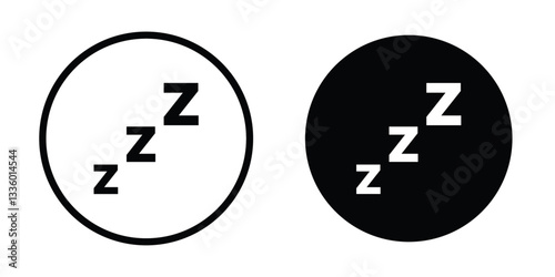 Snooze vectors icons graphics pack