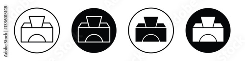 Tissue box vectors icons graphics pack