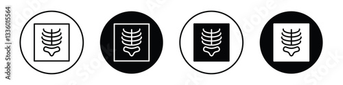 X ray vectors icons graphics pack
