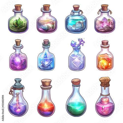 RPG game items(magic potion)