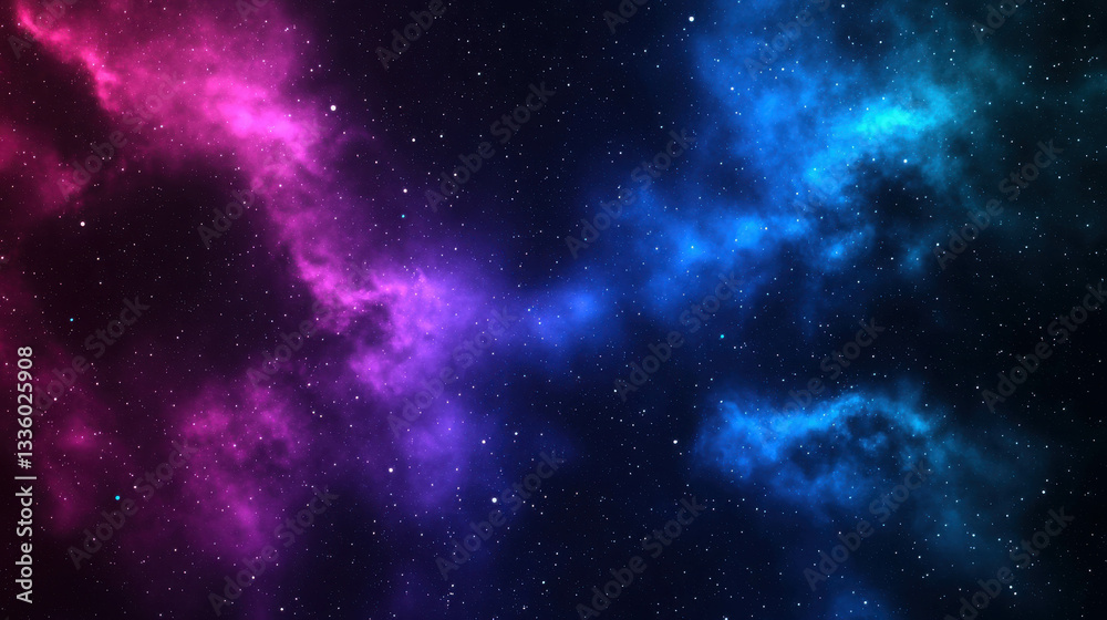 Stunning Cosmic Background with Vibrant Colors and Twinkling Stars in Deep Space Stunning Cosmic Background with Vibrant Colors and Twinkling Stars in Deep Space