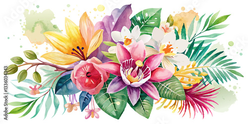 Bouquet of pink lilies, flower, pink, nature, flowers, plant, lily, beauty, spring, blossom, bouquet, floral, bloom, flora, petal, garden, leaf, summer, beautiful, color, petals, yellow, isolated, pur