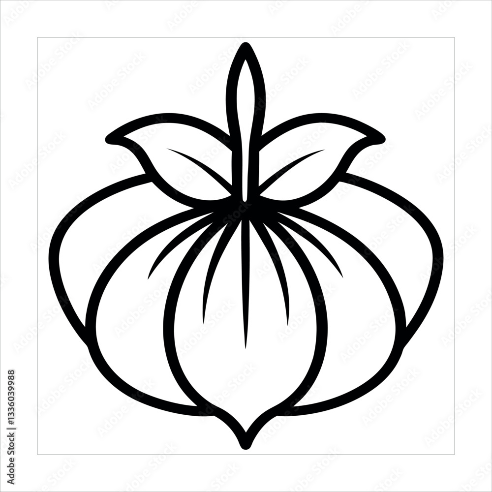 Vector illustration of an apple, flower, and abstract flower with autumn and Halloween-themed elements featuring a pumpkin, leaf, and fresh vegetables in a colorful and healthy design Vector illustration of an apple, flower, and abstract flower with autumn and Halloween-themed elements featuring a pumpkin, leaf, and fresh vegetables in a colorful and healthy design
