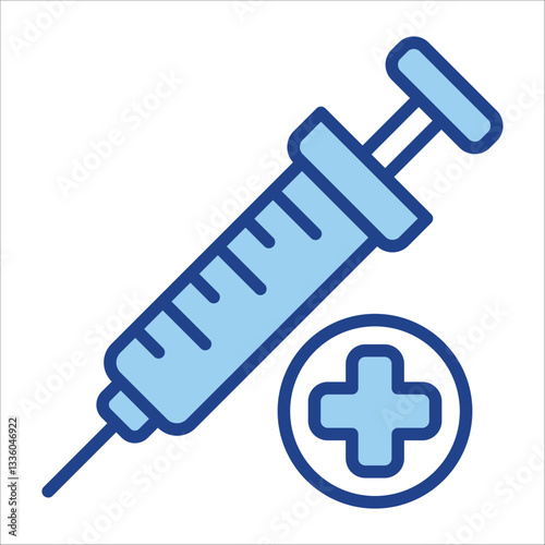 Syringe Icon Single Vector Collection 