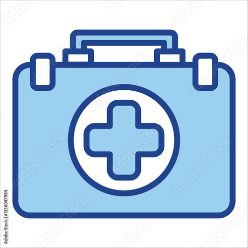 First Aid Kit Icon Single Vector Collection 