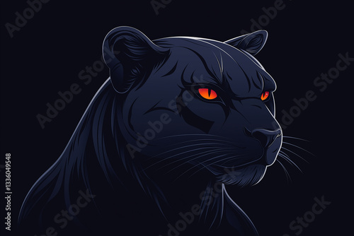 Sleek Panther Mascot Logo Design for Business, Symbolizing Stealth and Power