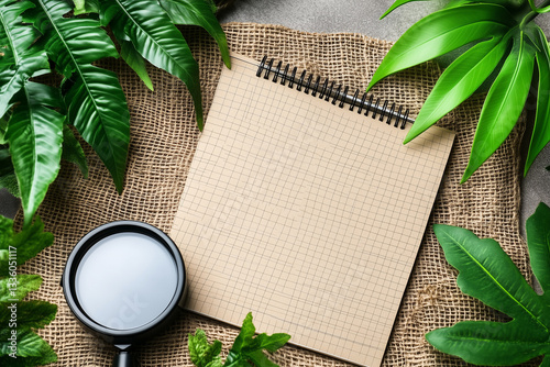 note book on vintage lase cloths