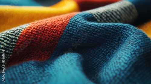Colorful Textured Fabric Swatches for Textile and Fashion Design