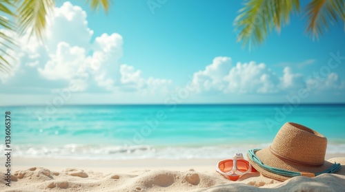 summer vacation concept, travel background