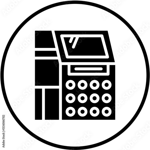 Vector Design Atm Machine Icon Style