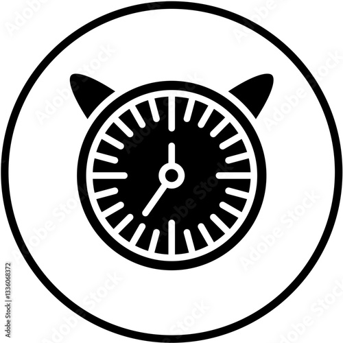 Vector Design 24 Hours Icon Style
