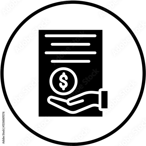 Vector Design Loan Icon Style