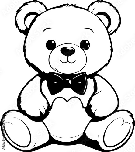 teddy bear with a bow