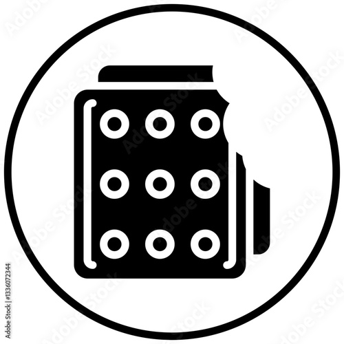Vector Design Biscuits Icon Style