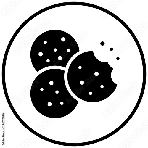 Vector Design Cookies Icon Style