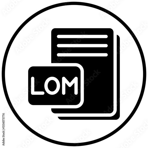 Vector Design LOM Icon Style