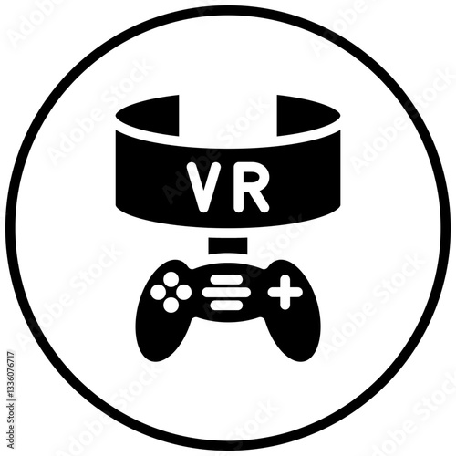 Vector Design Vr Gaming Icon Style