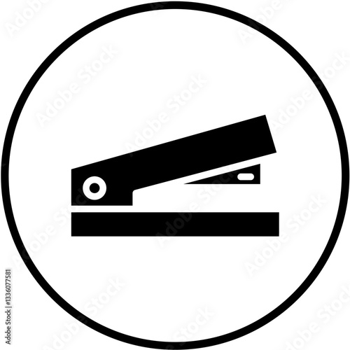 Vector Design Stapler Icon Style