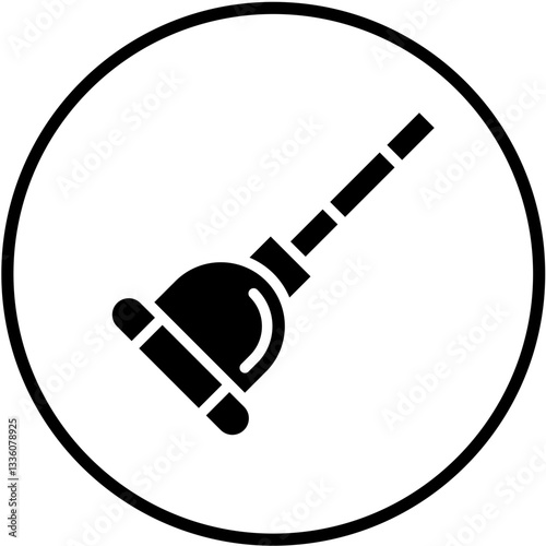 Plunger Vector Design Icon Style