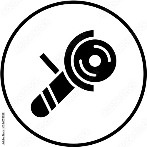 Angle Grinder Vector Design Icon Style