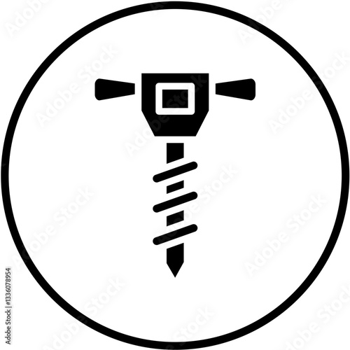 Auger Vector Design Icon Style