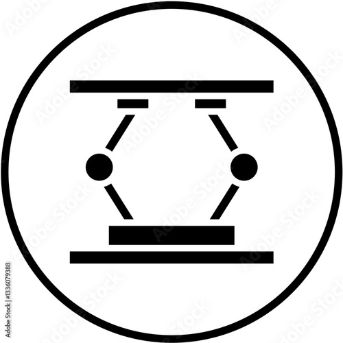 Hydraulic Jack Vector Design Icon Style