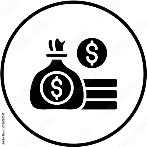 Net Worth Vector Design Icon Style