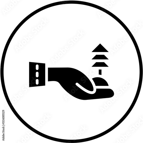 Green Living Vector Design Icon Style