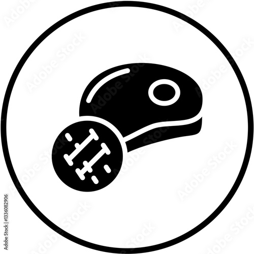 Pork Tenderloin Vector Design Icon Style