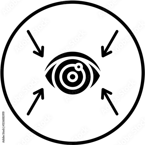Focus Vector Design Icon Style