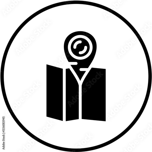 Pinpoint Vector Design Icon Style