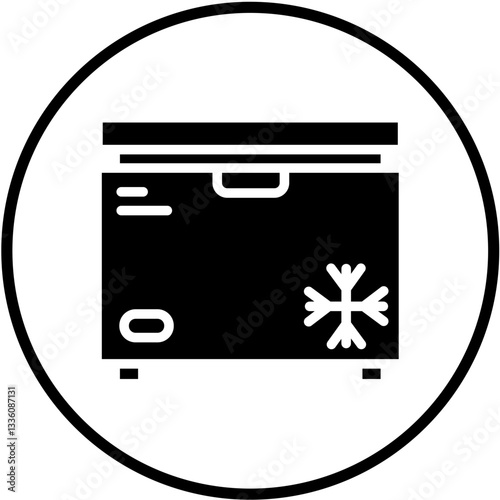 Vector Design Freezer Icon Style
