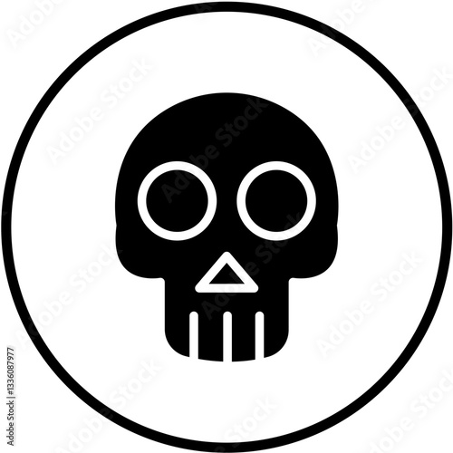 Vector Design Skull Icon Style