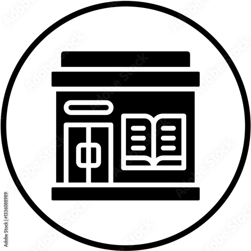 Vector Design Book Fair Icon Style