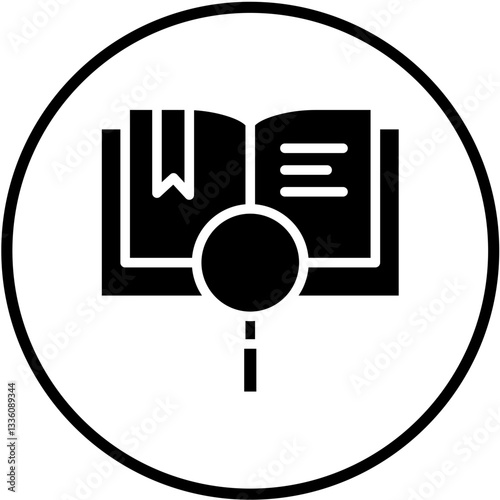 Vector Design Encyclopedia Icon Style
