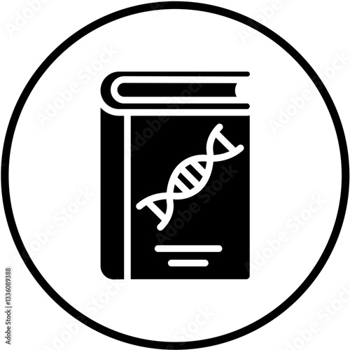 Vector Design Literary Science Icon Style