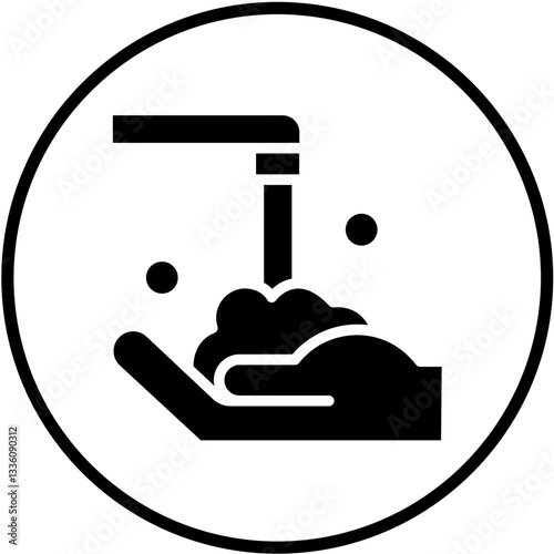 Vector Design Hand Washing Icon Style