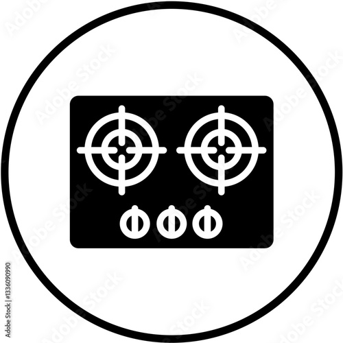 Vector Design Gas Stove Icon Style