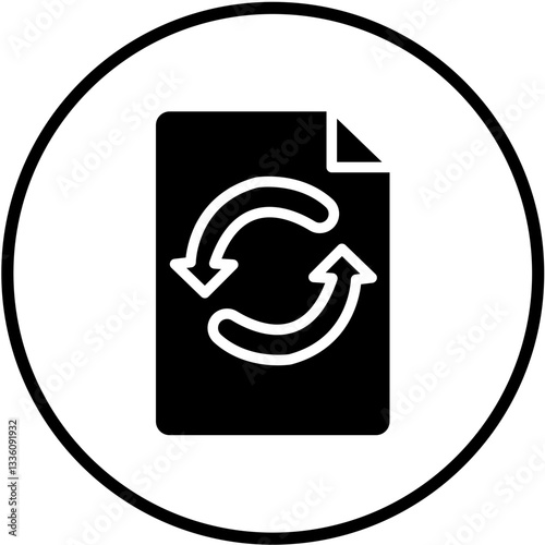 Vector Design File Backup Icon Style