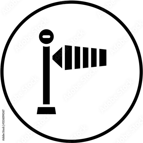 Vector Design Windsock Icon Style