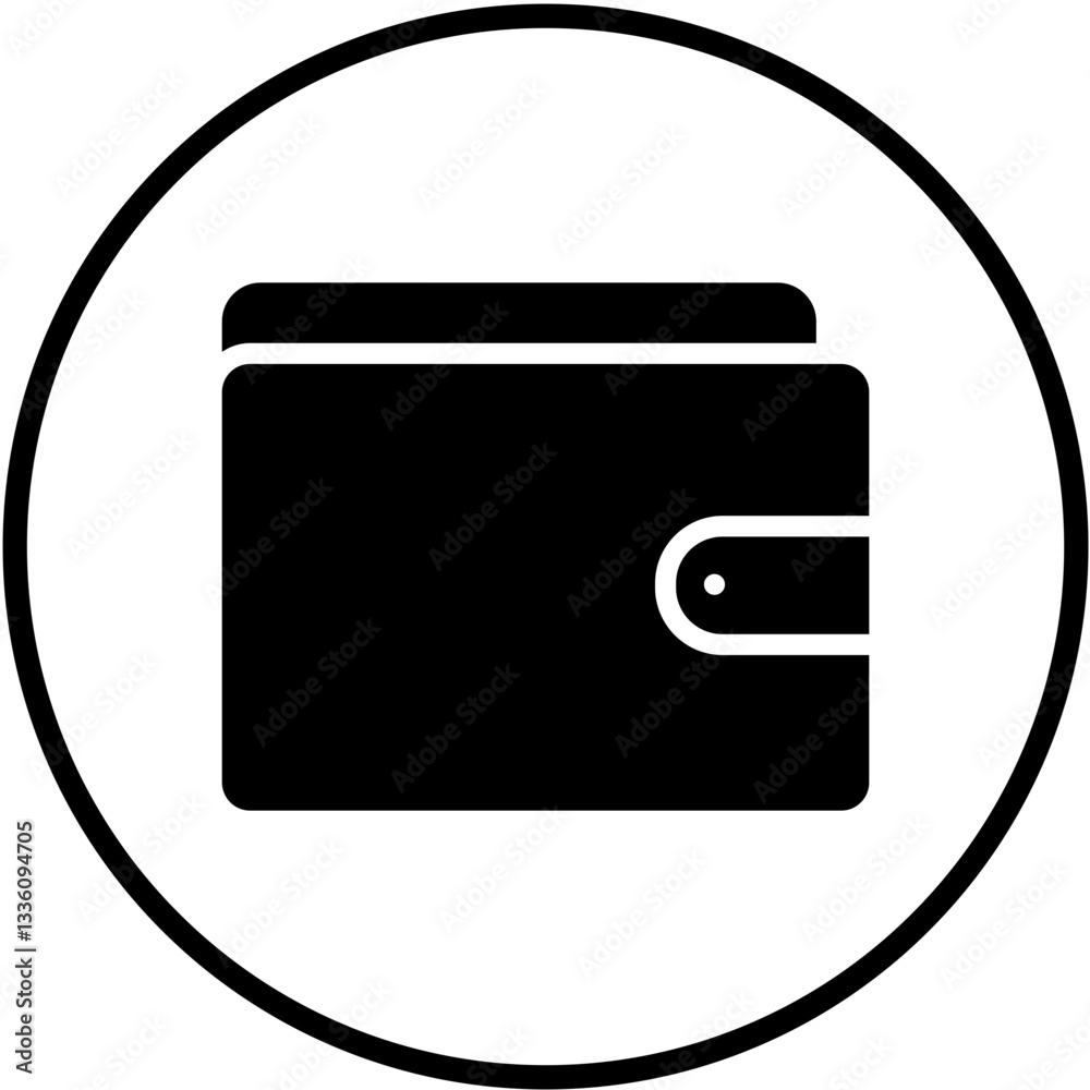 Obraz premium Vector Design Wallet Icon Style